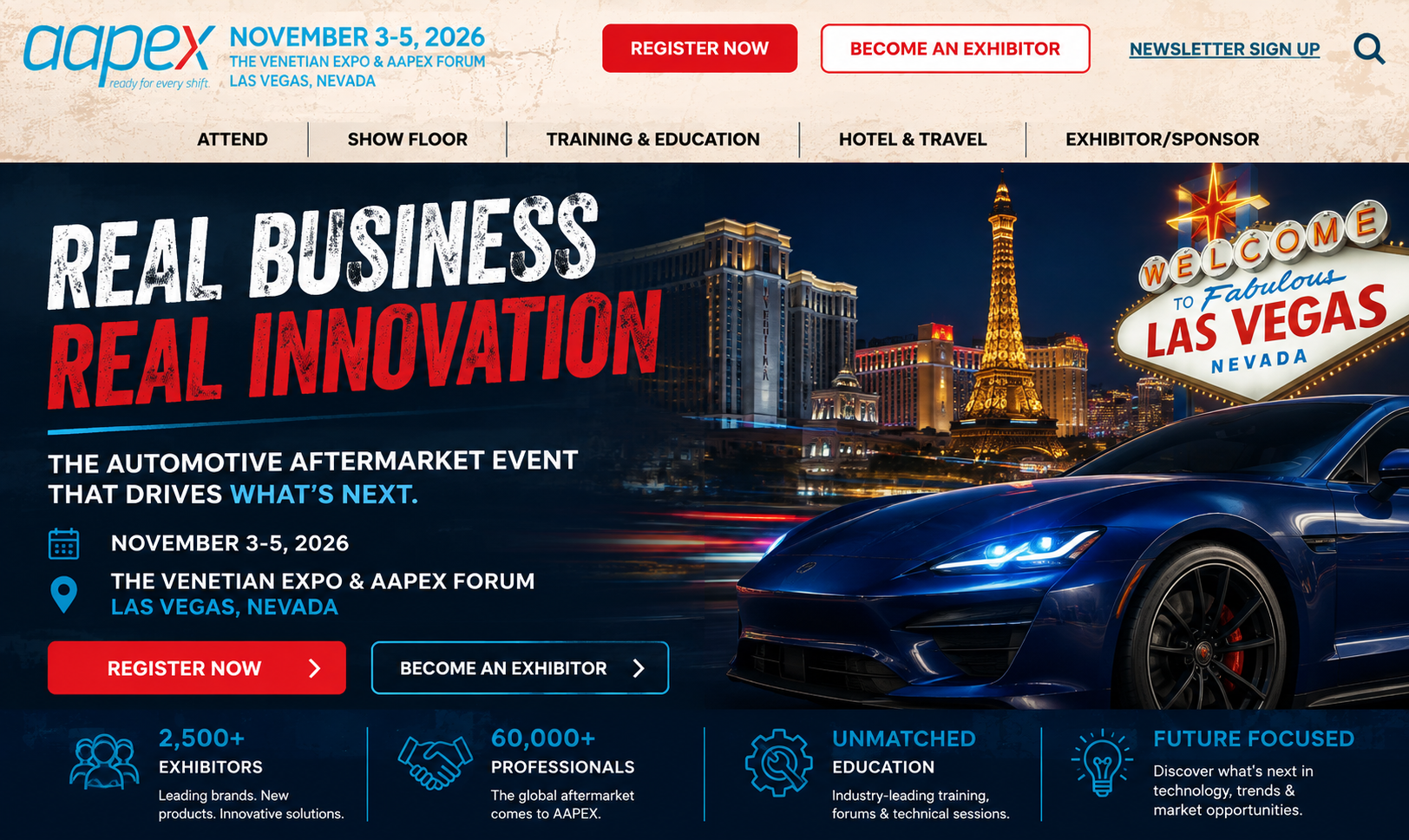 AAPEX 2026 — Automotive Aftermarket Products Expo